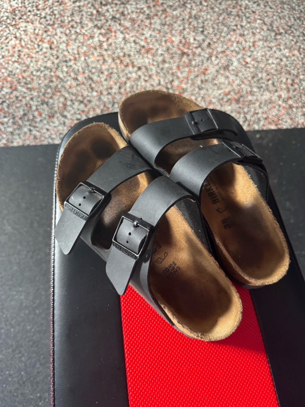 Birkenstock Black Two-Strap Sandals - Picture 2 of 2
